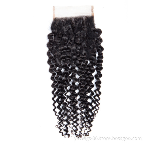 Wholesale Virgin Hair Vendors Mink Peruvian Lace Frontal Closure With Baby Hair 4X4 2X6 5X5 13X4 13X6 6X6 7X7 360 Lace Closure